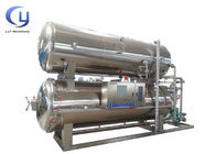 Automatische Druckwassersterilisationsmaschine, industrieller Flaschensterilisator