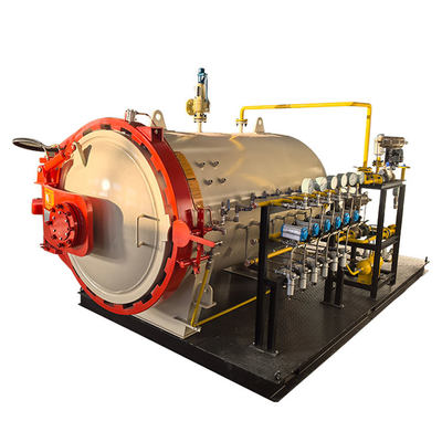 0.8MPa 600mm Durchmesser Berührungsschirm PLC-Steuerung Industrieller kleiner Zusammenschluss-Autoklave für das Labor