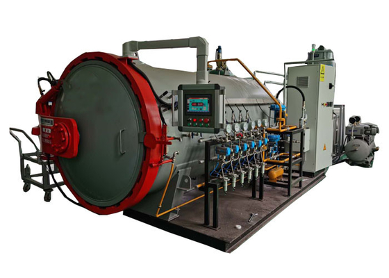 Einfache Bedienung und Wartung Hochtemperatur-Härtung Elektronikindustrie Feld Kohlenstofffaserautoclave