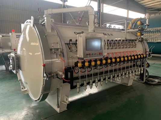 Längen 3500 mm Komposit-Autoclave-Autoteile wie Kapuzen-Dach-Fender-Flügel-Ofen für Kohlenstofffaser-Produkte