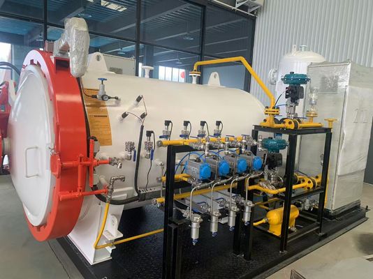 0.8MPa 600mm Durchmesser Touchscreen Autoteile wie Motorhaube Dach SPS-Steuerung Industrieller kleiner Verbundwerkstoff-Autoklav für das Labor