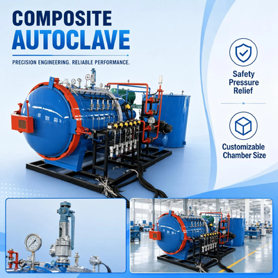 CE-zertifizierter Industrieautoklavenmotor Hochleistung 10 kW-700 kW Mehrspannung 380V/410V/220V Präzise Temperatur-Druckregelung