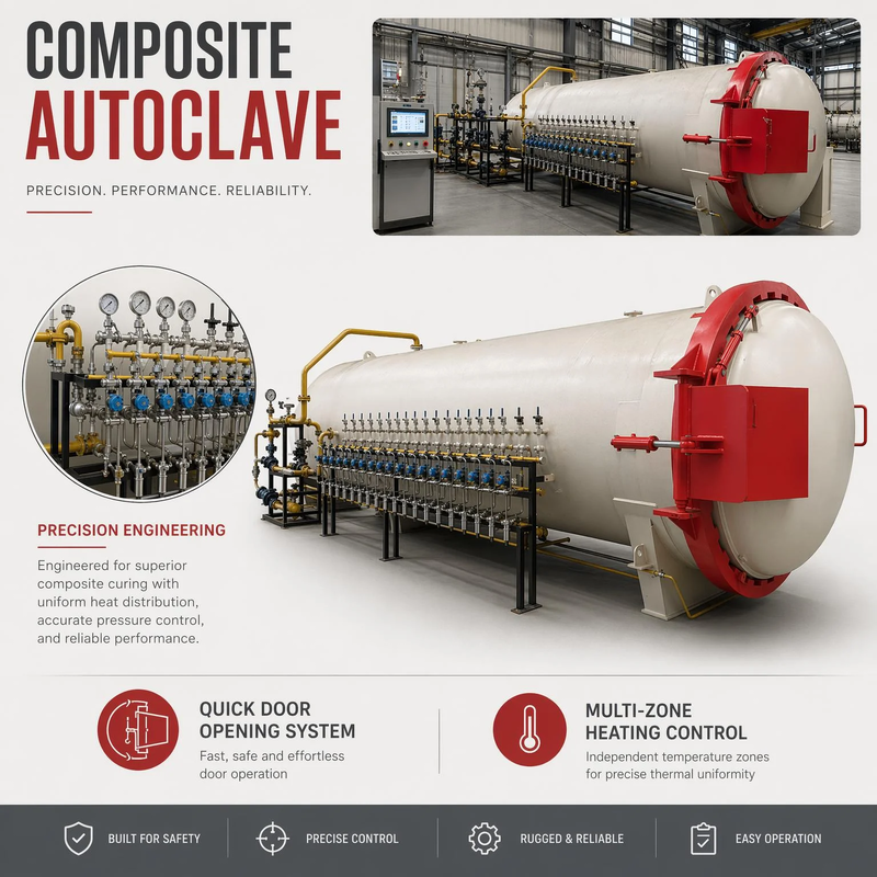 CE-zertifizierte Hot Press Autoclave für die Produktion von FRP-Glasfasern
