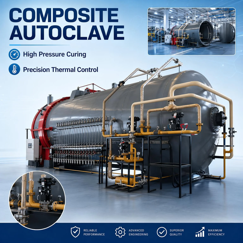 ISO CE-zertifizierter horizontaler Autoklavenmotor 10Kw-700Kw Leistung für Bauisolationsmaterial