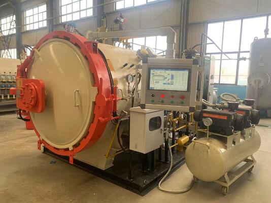 Impregnation Process by Using Autoclave Wooden Pole Treatment Plant Glass Fiber Material for Epoxy Automotive Parts