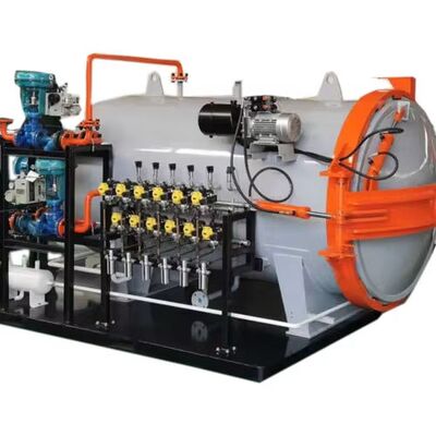 Großhandel Hochwertige horizontale Hydraulik Tür Öffnung Struktur Sicherheit Zuverlässigkeit Kohlenstoffstahl Druckbehälter Motor