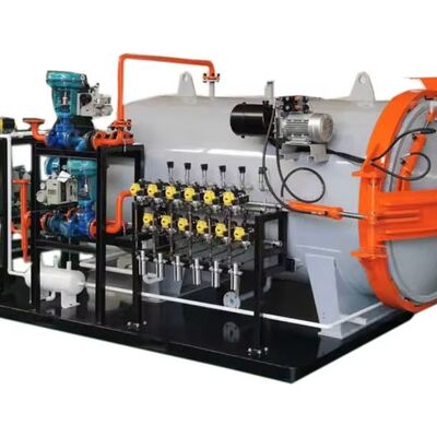 Vakuum-Prepreg CE Carbonfaser-Sitzmaschine Hochdruck-Verbundautoklav Motor Doppelwandiger Tank Hohe Temperatur Große Kapazität